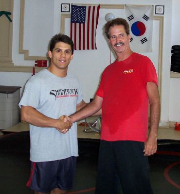 Frank Shamrock and Inst. Saindon